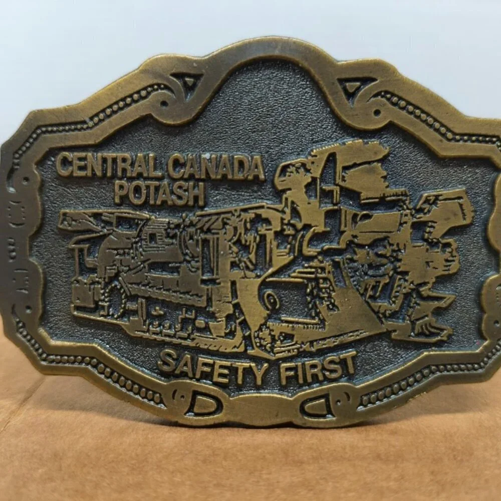 Central Canada Potash Safety First AT Belt Buckle